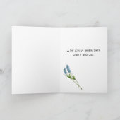 Danke, dass du da bist Thankyou Card Dankeskarte (Innenseite)