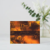 Danke - dass du da warst, als ich einen Freund bra Postkarte (Stehend Vorderseite)