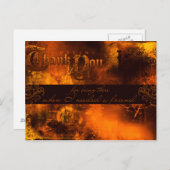 Danke - dass du da warst, als ich einen Freund bra Postkarte (Vorne/Hinten)