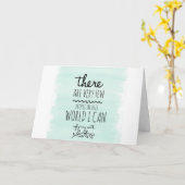 Danke, dass du da warst, als ich hässlich weinte karte (Gelbe Blume)