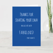 Danke, dass du dein DNA Funny Sprichwort Blue gete