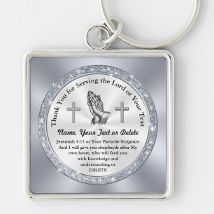 Danke, dass du dem Herrn gedient hast, Christliche Schlüsselanhänger