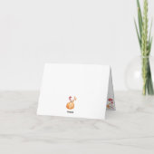 Danke, dass du den kleinen Kürbis kartiert hast Dankeskarte (Rückseite)