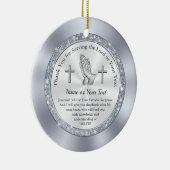 Danke, dass du den Lord Gift Ornaments serviert ha Keramik Ornament (Rechts)