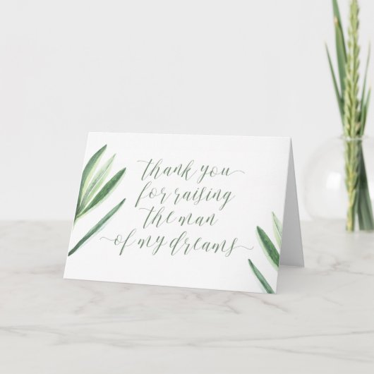 Danke, dass du den Mann meiner Träumerkarte aufgew Dankeskarte (Vorderseite)