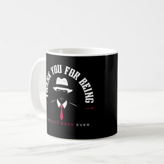 Danke, dass du der beste Boss aller Zeiten bist Kaffeetasse (Vorderseite Links)