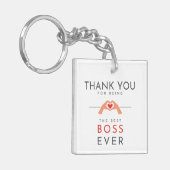 Danke, dass du der beste Boss aller Zeiten bist Schlüsselanhänger (Vorderseite links)