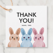 Danke, dass du dich mit Bbunnies markiert hast Geschenkanhänger (Vorderseite)