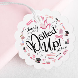 Danke, dass du dich mit uns Party erwischt hast Geschenkanhänger