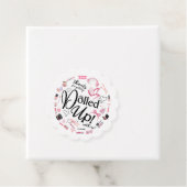 Danke, dass du dich mit uns Party erwischt hast Geschenkanhänger (Beispiel)