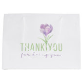 Danke, dass du die Geschenktasche warst Große Geschenktüte (Vorderseite)