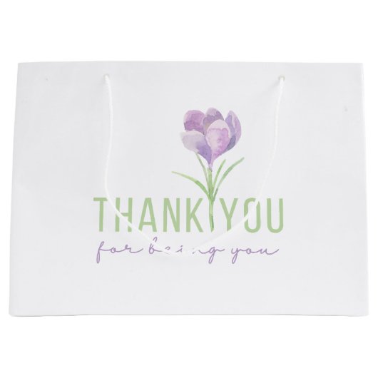 Danke, dass du die Geschenktasche warst Große Geschenktüte (Vorderseite)