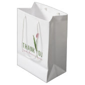 Danke, dass du die Geschenktasche warst Mittlere Geschenktüte (Vorderseite Schrägansicht)