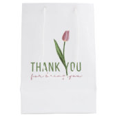 Danke, dass du die Geschenktasche warst Mittlere Geschenktüte (Rückseite)