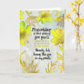 Danke, dass du die Pisse in meinen Pants bist Karte (Gelbe Blume)