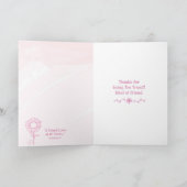 Danke, dass du die wahrste Art von Freundschaftska Karte (Innenseite)