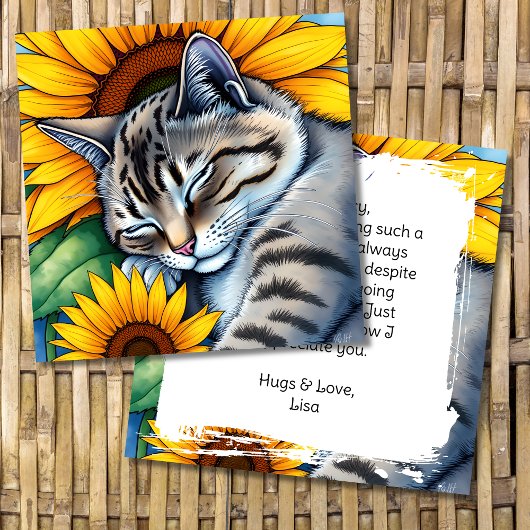 Danke, dass du dort Personalisiert bist Karte