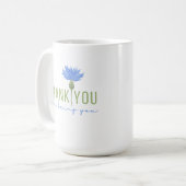 Danke, dass du du bist Becher Kaffeetasse (Vorderseite Links)