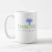 Danke, dass du du bist Becher Kaffeetasse (Links)