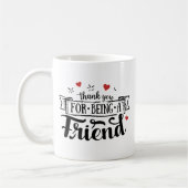 Danke, dass du ein Freund bist Kaffeetasse (Links)