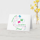 Danke, dass du ein Freund bist Karte (Gelbe Blume)