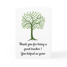 Danke, dass du ein großartiger Lehrer bist