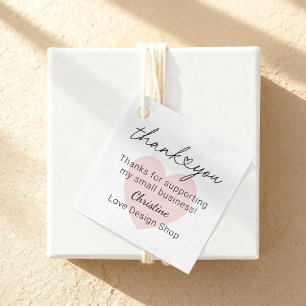 Danke dass du ein kleines Unternehmen unterstützt  Geschenkanhänger