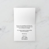 Danke, dass du ein Teil unserer Hochzeit bist Karte (Innenseite)