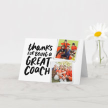 Danke, dass du ein toller Coach zwei Foto bist