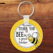 Danke, dass du eine großartige Lehrerbiene gesunge Schlüsselanhänger (Vorderseite)
