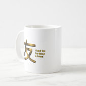 Danke, dass du eine Tasse der Freunde bist (Vorderseite Links)