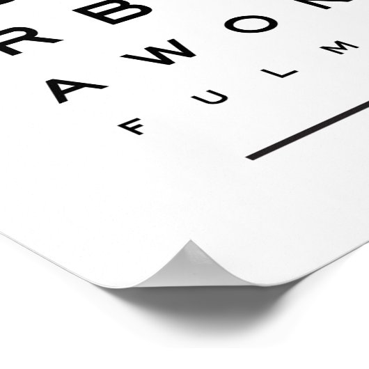 Danke, dass du eine wunderbare Mutter-Augen-Grafik Poster (Ecke)