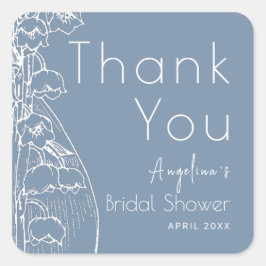 Danke, dass du einen Aufkleber für Brautdusche has