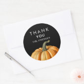 Danke, dass du einen Kürbisaufkleber hast Runder Aufkleber (Umschlag)