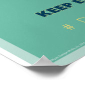 Danke, dass du es behalten hast Deaf Friendly ein  Poster (Ecke)