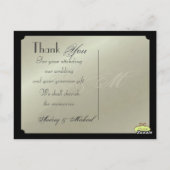 DANKE, DASS DU FARBE/ 3 FOTOFRAMEN GESPALTET HAST POSTKARTE (Rückseite)