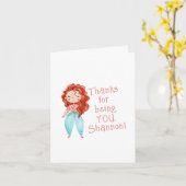 Danke, dass du geklappte Grußkarte geworden bist Karte (Gelbe Blume)