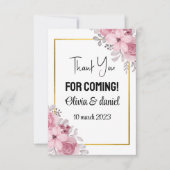 Danke, dass du gekommen bist Danke Cards (Vorderseite)