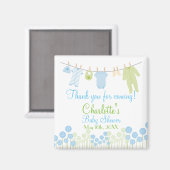 Danke, dass du gekommen bist! Kleine Kleiderdusche Magnet (Vorderseite/Rückseite)