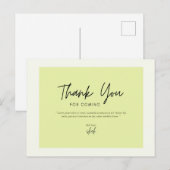  Danke, dass du gekommen bist  Postkarte (Vorne/Hinten)