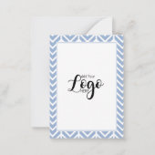 Danke, dass du gekommen bist Regenbogen Gastgesche Mitteilungskarte (Rückseite)