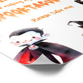 Danke, dass du gekommen bist, um Halloween-Kostüm- Poster (Ecke)