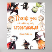 Danke, dass du gekommen bist, um Halloween-Kostüm- Poster (Vorne)