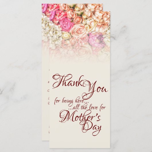 Danke, dass du hier bist - Muttertag (Vorne/Hinten)