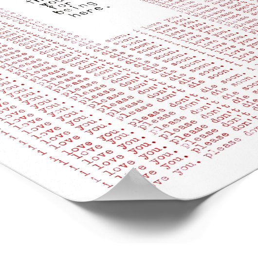 Danke, dass du hier warst poster (Ecke)