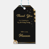 Danke, dass du im Party gekommen bist Geschenkanhänger (Vorderseite)