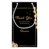 Danke, dass du im Party gekommen bist Kleine Geschenktüte (Rückseite)