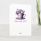 Danke, dass du immer da bist karte (Rückseite)