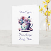 Danke, dass du immer da bist karte (Gelbe Blume)