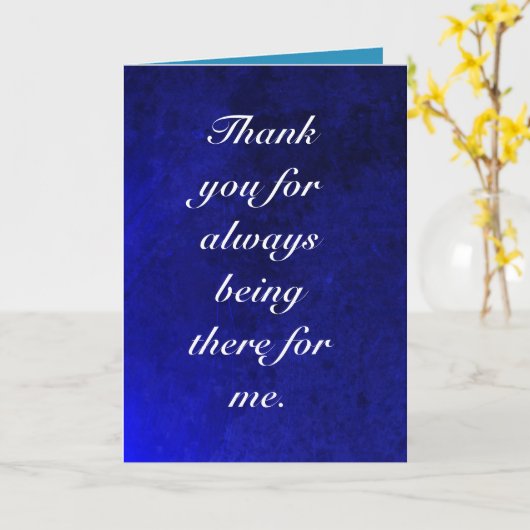 Danke, dass du immer da bist karte (Gelbe Blume)